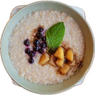 Каша овсян. с яблоком и корицей