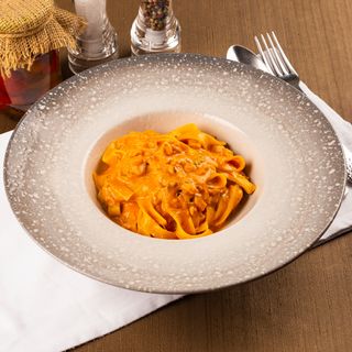 Pappardele con ragu di Black An