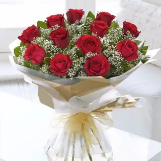 Ramo 12 Rosas Rojas