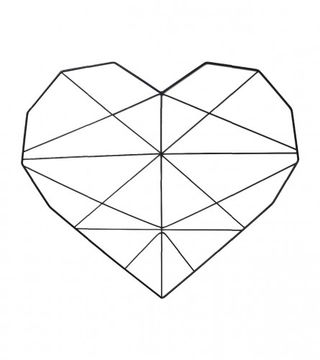 (209908) Nosač žičani zidni Srce 52x50x5cm 9044