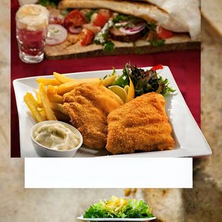 Fried Fish Fillet With Chips