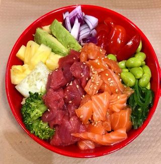 72. Poke Salmón Y Atún