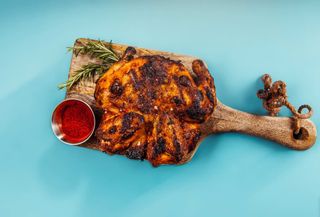 Galletto al fuoco rosso