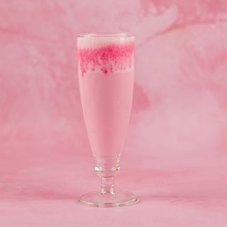 Lactose Free Rose Lassi - Milk Sharbat (Sin Lactosa)