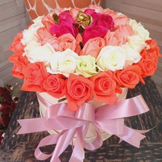 Box mélange de roses 