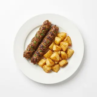 Seekh Kebab con Patatas