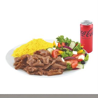 Talerz Kebab Rice Coca Cola 0,33l