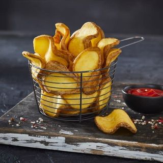 картофени шайни със шарена сол и чесън