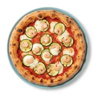 Pizza gamberetti