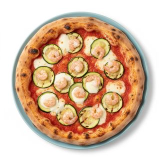 Pizza gamberetti