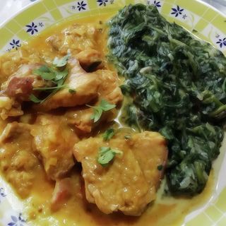 Curry De Ternera Y Salsa De Coco