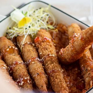 Langostinos crujientes