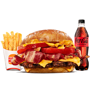 Menú Duo Bacon Cheddar (1 Carne) Grande
