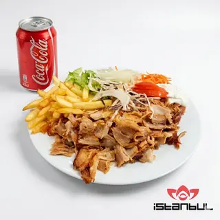 Piatto Kebab e bibita
