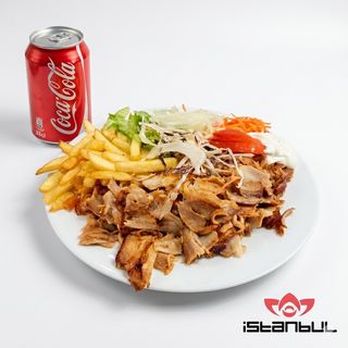 Piatto Kebab e bibita