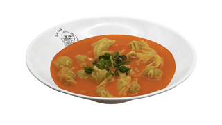 Tomato wonton soup