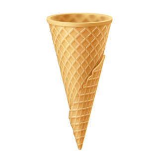 4 coni gelato vuoti