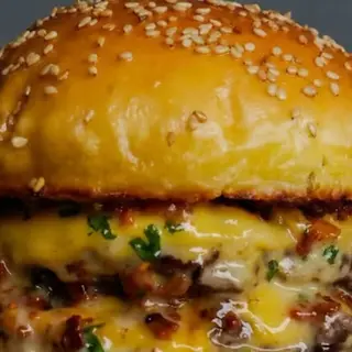 Old School 1980 Burger