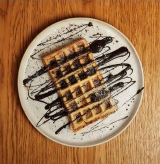 Waffle de Oreo