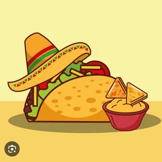 Taco de pollo, bacon y queso