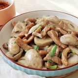 Cerdo con champiñón 