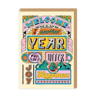 Postal To Another Year Full Of Joy And Happiness