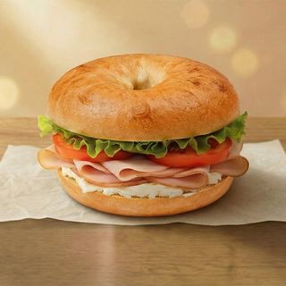 ბეიგელი ინდაურით