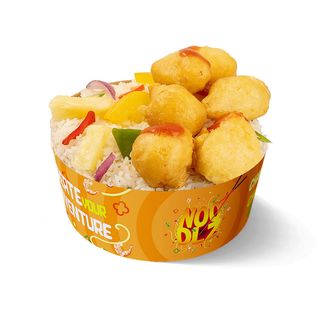 Orez/noodles + topping pui la alegere