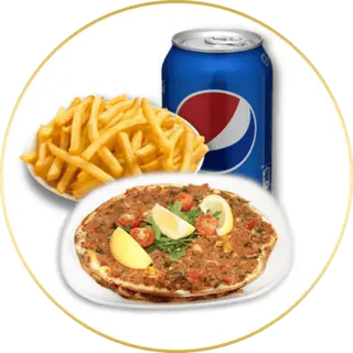 Menú lahmacun solo carne