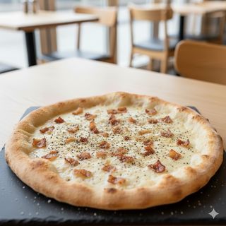 Pizza carbonara