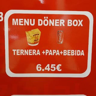 Menú Doner Box De Ternera