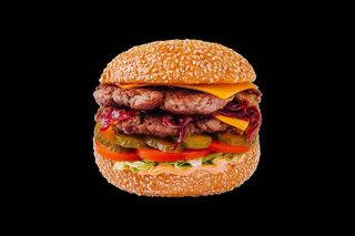 Double Chicken Cheeseburger