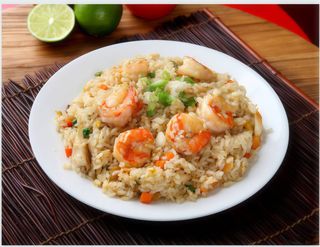 49. Arroz Tostado Con Gambas (Cubak)