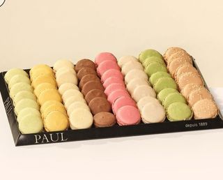Boîte macarons 60 pièces