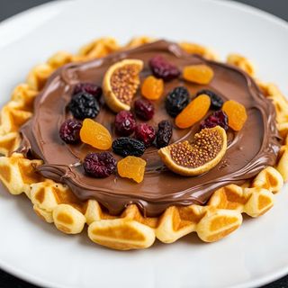 Gaufre Nutella Fruits Secs