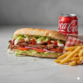 Panino kebab menù