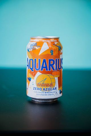 Aquarius zero naranja (330 ml.)