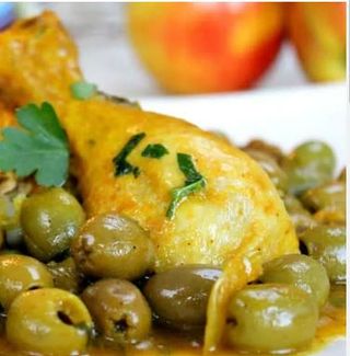 Tajine De Poulet Aux Olives