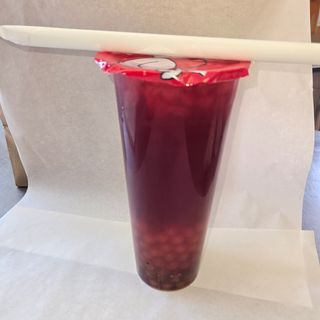 Bubble Tea De Frutas Del Bosque Y Bobas De Arándanos (650 Ml.)