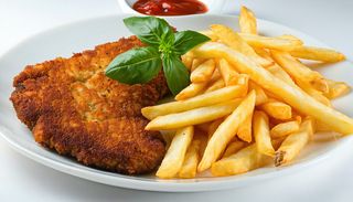 Milanese con patatine fritte