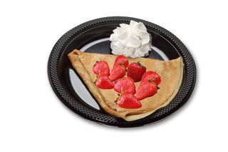 Crepe con Fruta Natural - Fresa