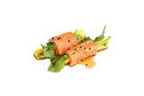 4.Roll De Salmón Con Rúcula Y Papaya ( 3Uds.)