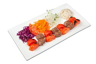 Кебаб с помидорами
