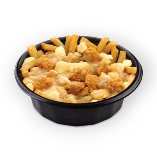 Cheese fries & crispy chicken