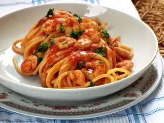 Massa com Gambas