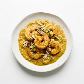 Langostinos Korma Dulce