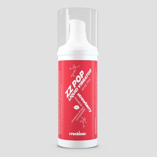 VIBRADOR LIQUIDO ZZ POP AROMA FRESA 30ML CRUSHIOUS