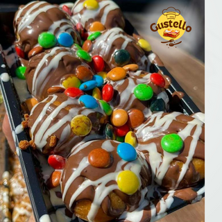 Mini pancakes Smarties