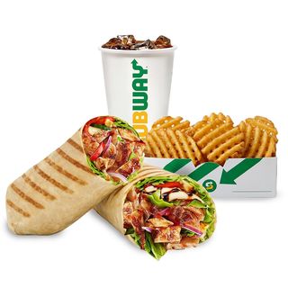 ბურიტო ქათმის ტერიაკი კომბო