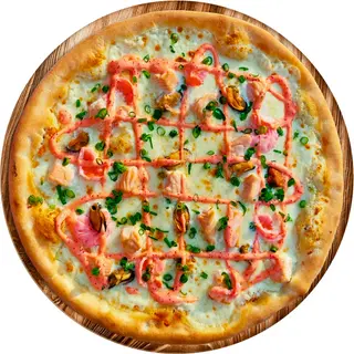Піца з морепродуктами (32см, 470г)